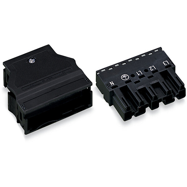 WAGO Stecker 2x0,5-4mmq schwarz 770-115